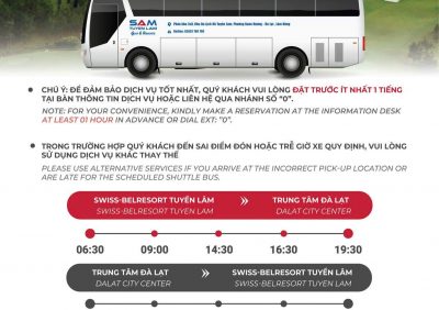 THE PERFECT GETAWAY – COMPLIMENTARY ROUND-TRIP SHUTTLE BUS